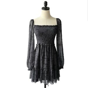 Aritzia Wilfred Tempest Chiffon Mini Dress